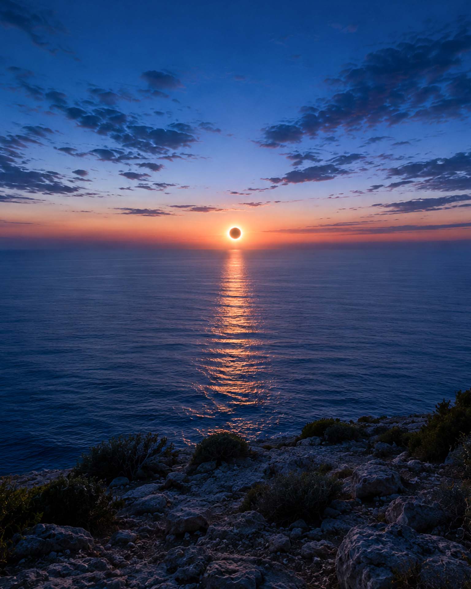 Imagen de una cala con aguas cristalinas de Ibiza